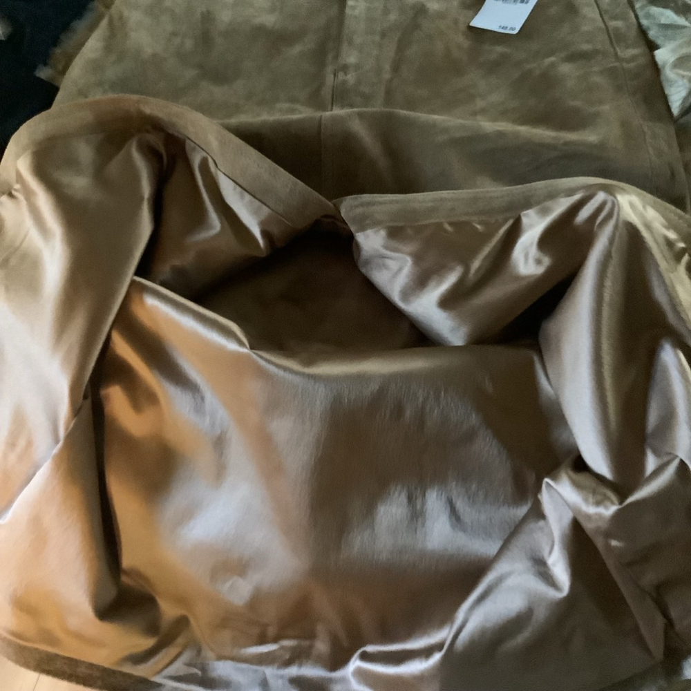 Blank NYC Brown Suede Pencil Skirt - Picture 9 of 14